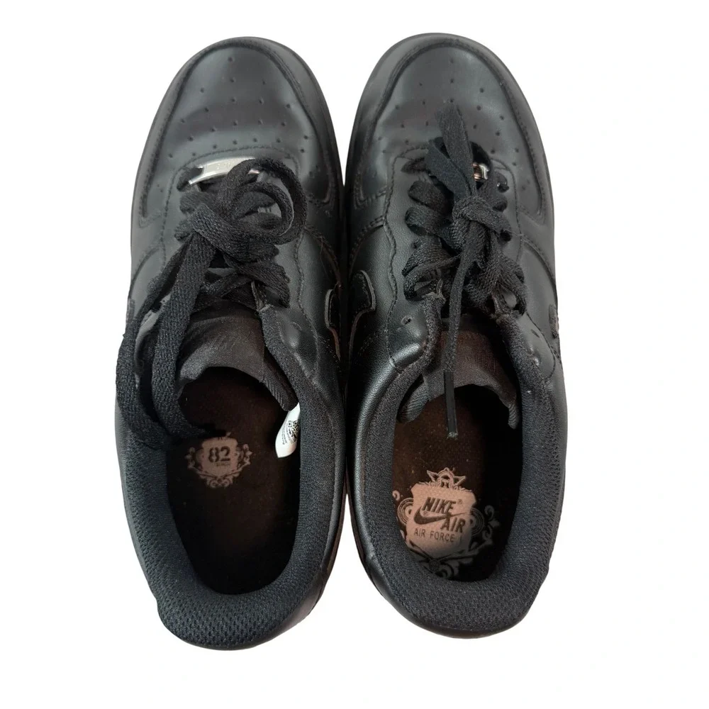 Nike Air Force 1‎ Low Triple Black Leather Sneakers Women's 7.5 AF1